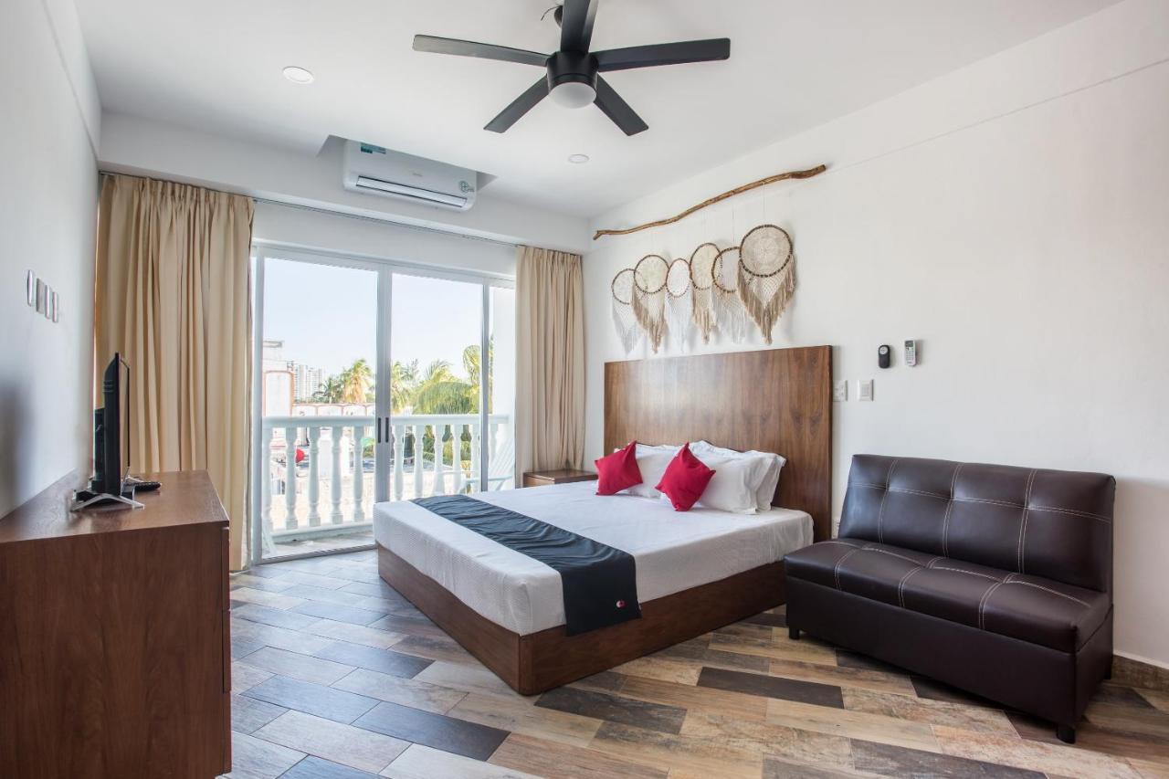 Capital O Cancun Ocean View, Cancun Exterior photo A typical room at the hotel